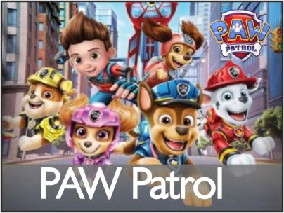 Link zur Onlineshop-Kategorie mit Paw Patrol Bekleidung und Spielwaren