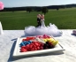 Preview: Süßigkeitenplatte für ihre Hochzeit als Candybar oder für die Tische ihrer Hochzeitsgäste. Inhalt 600g Süßigkeiten ihrer Wahl.