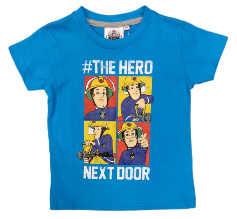 Feuerwehrmann Sam T-Shirt blau » Sun-side-store