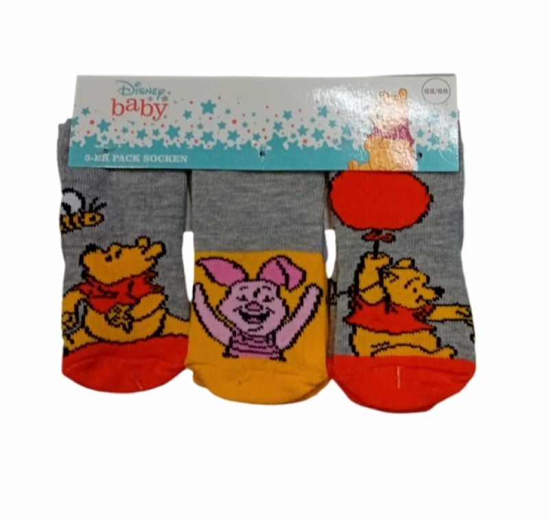 Winnie Pooh 3er Set Socken