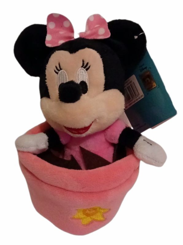 Minnie Mouse Plüschtier im Blumentopf
