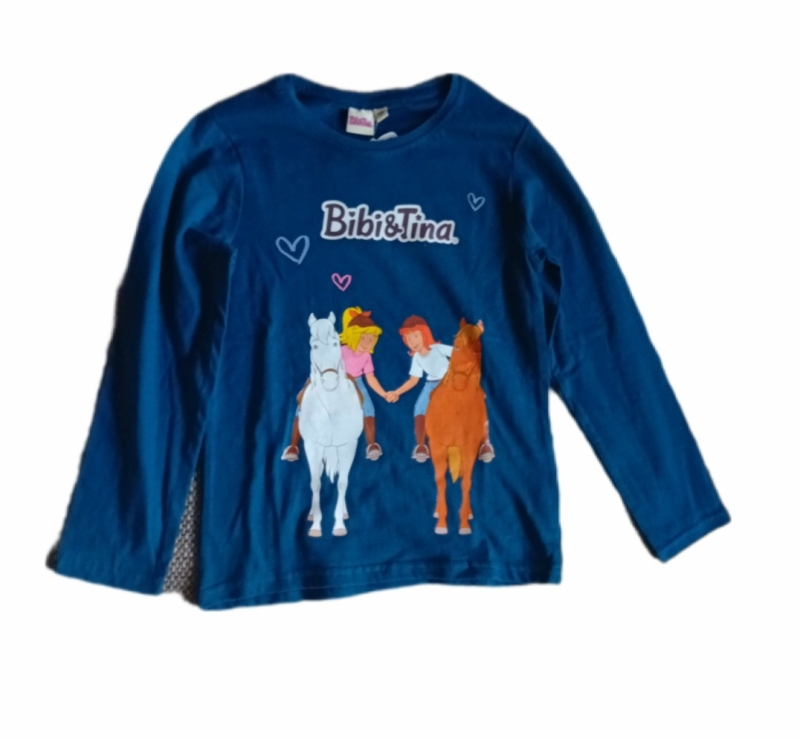 Bibi und Tina Langarmshirt blau