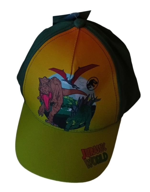 Jurassic World Basecap Grün/orange Gr.52/54