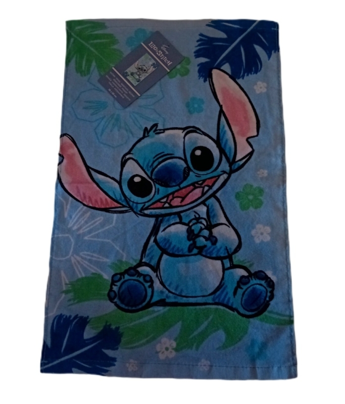 Stitch Handtuch blau