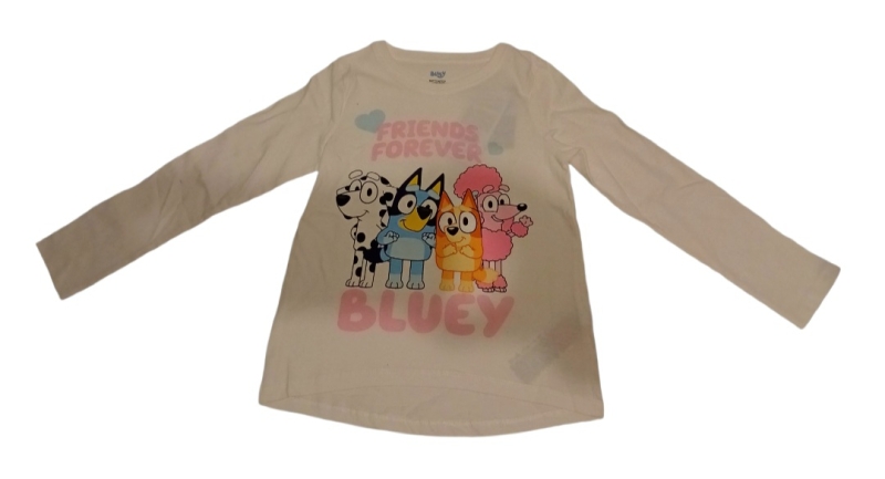 Bluey Langarmshirt weiß