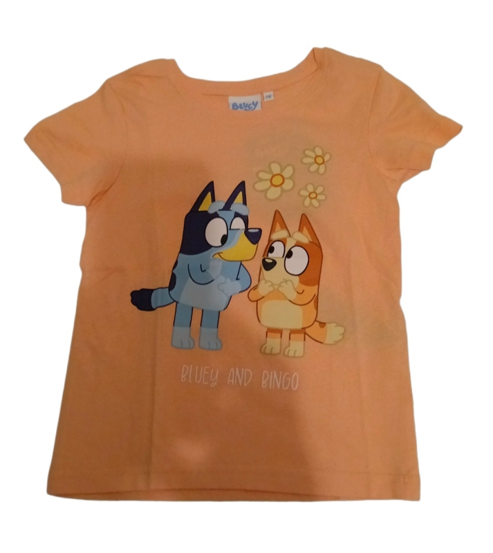 Bluey Shirt orange Gr.116