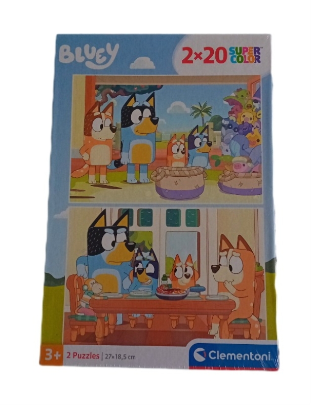 Bluey Puzzle 2x20Teile