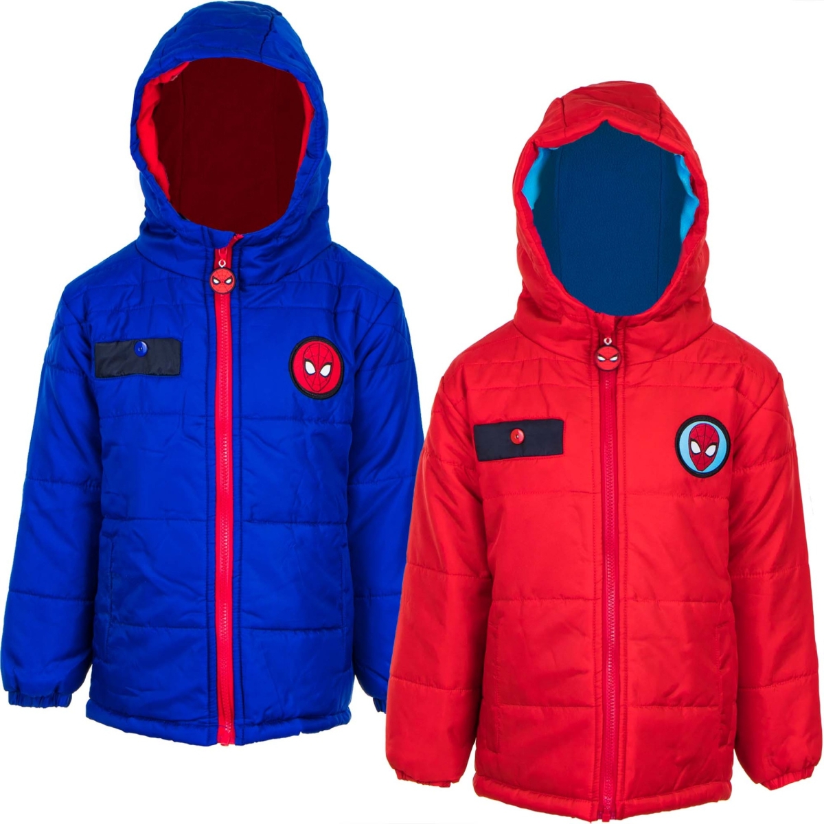 Spiderman Winterjacke für Jungen in rot oder blau mit Kapuze Spiderman Winterjacke für Jungen in rot oder blau mit Kapuze