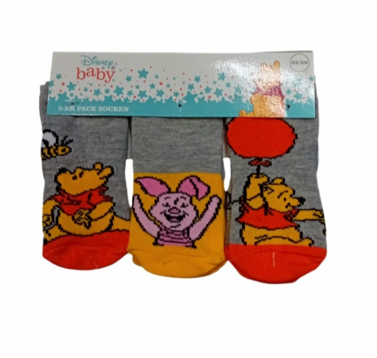 Winnie Pooh 3er Set Socken