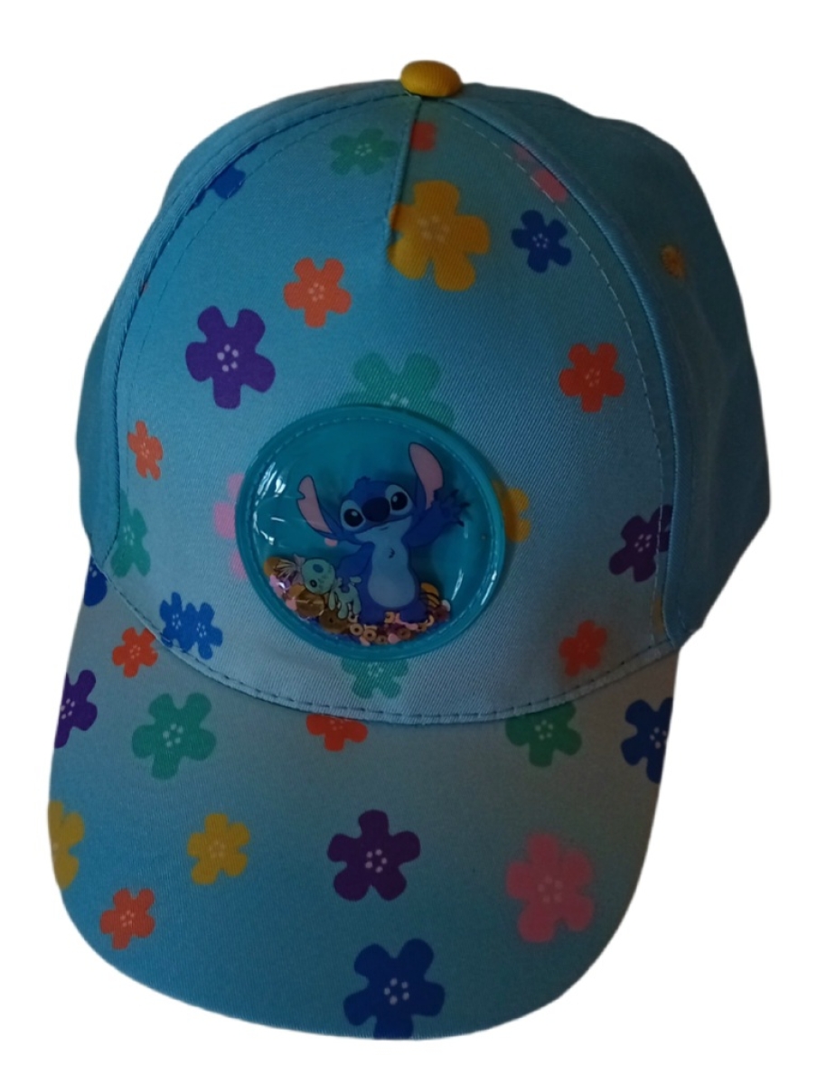Stitch Basecap mit Pailetten blau Gr.52