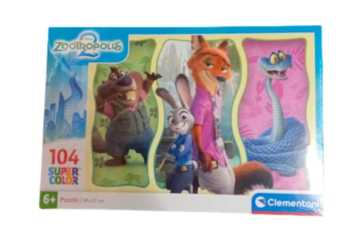 Zoomania 2 Puzzle 104Teile