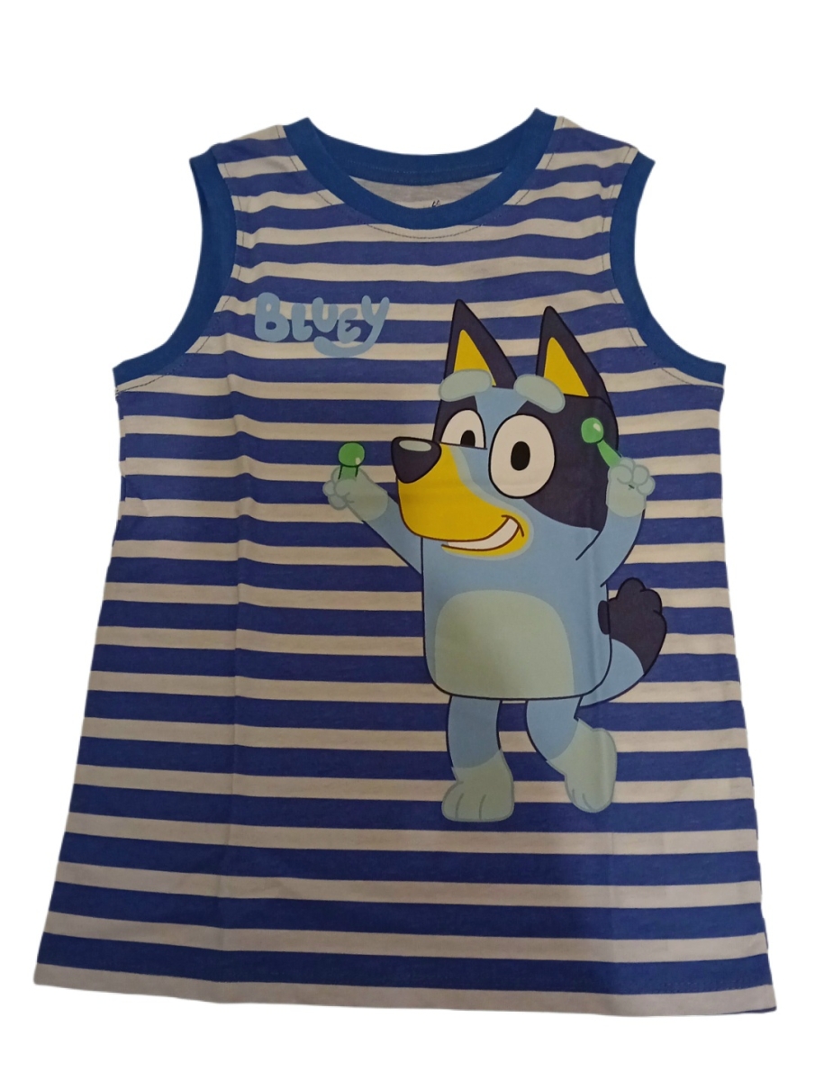 Bluey Shirt blau gestreift