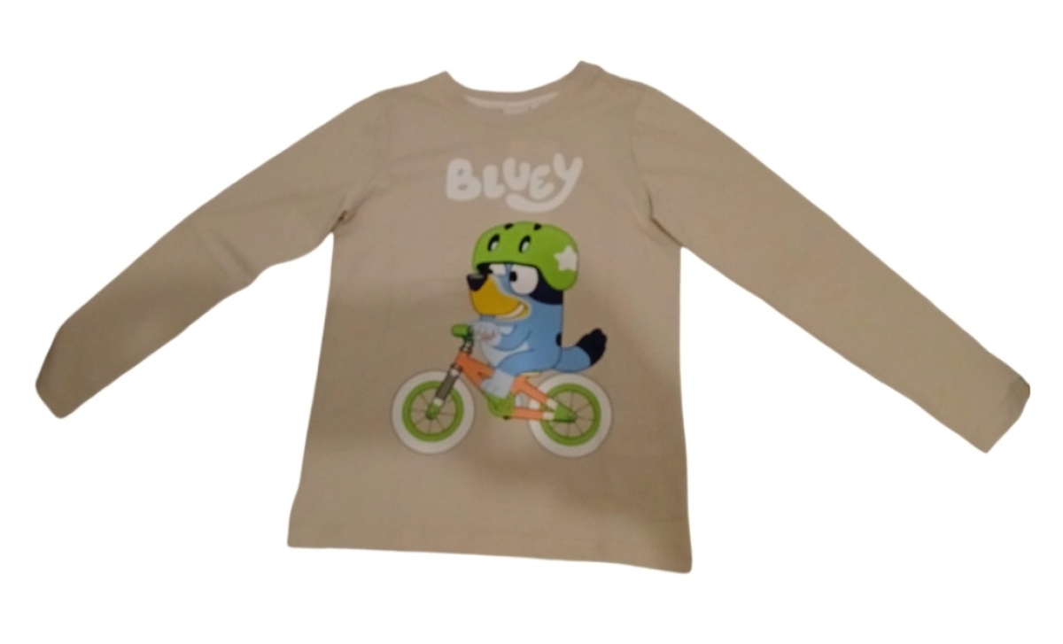 Bluey Langarmshirt beige Gr.128