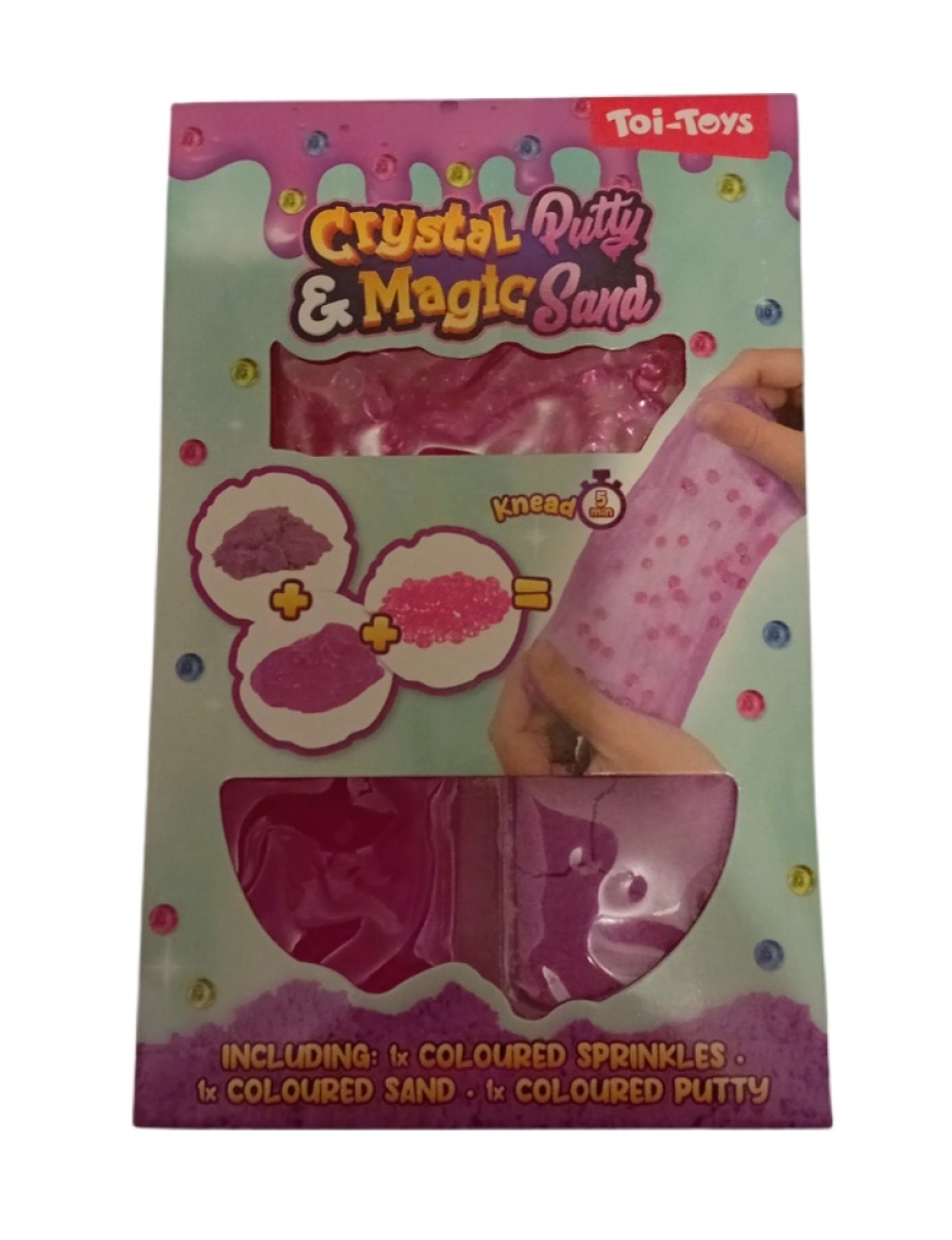 Crystal Putty & Magic Sand lila