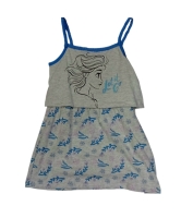 Frozen Kleid grau blau