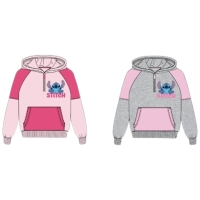 Stitch Sweatshirt grau /rosa