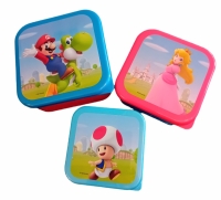 Super Mario Snackbox 3er Set